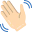 Waving hand icon 64x64