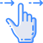 Swipe right icon 64x64