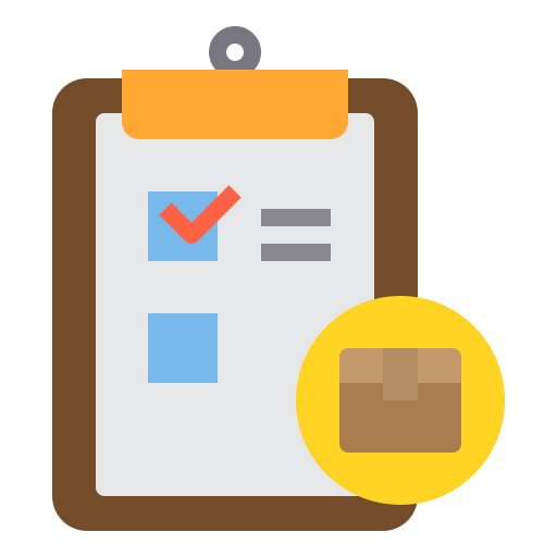 Packing list icon