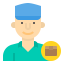 Delivery man icon 64x64