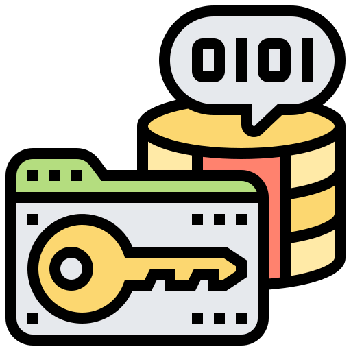 Data encryption icon