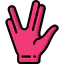 Vulcan salute icon 64x64