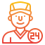 Delivery man icon 64x64