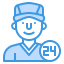 Delivery man icon 64x64