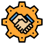 Handshake icon 64x64
