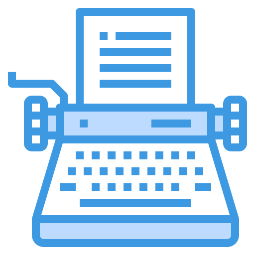 Typewriter icon