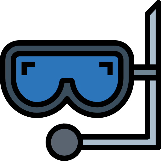 Diving mask icon