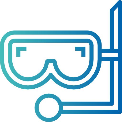 Diving mask icon