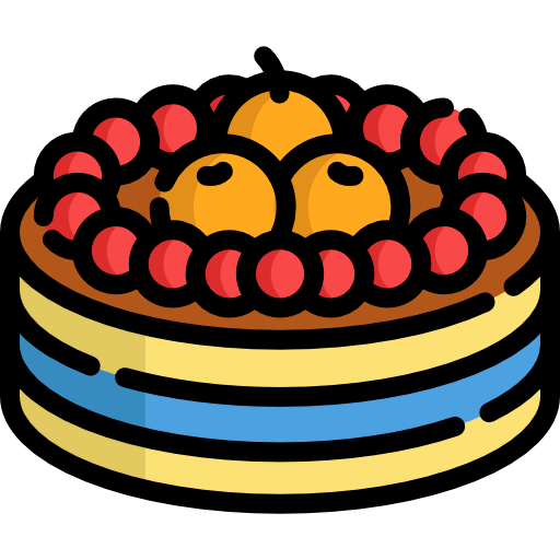 Fruit cake icon