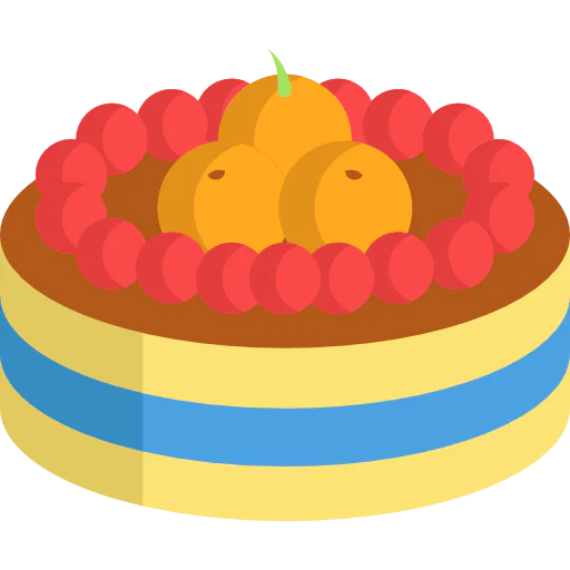 Fruit cake icon
