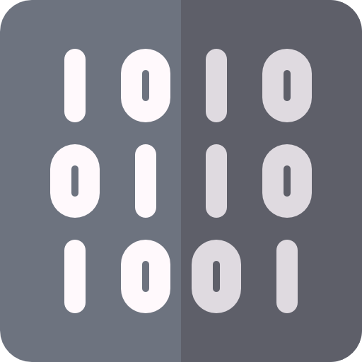 Binary code icon