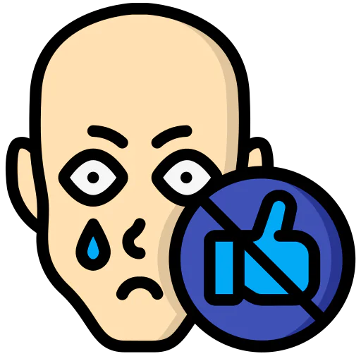 Upset icon
