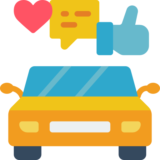 Social interaction while driving icon
