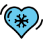 Cold heart ícone 64x64