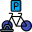 Bicycle parking icon 64x64