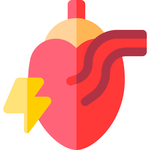 Heart attack icon