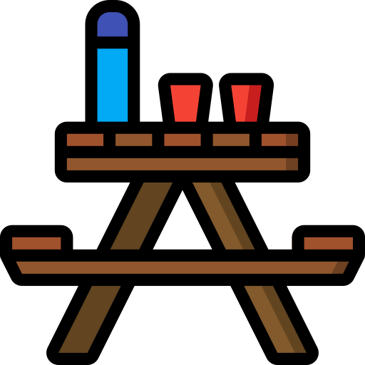Picnic table icon
