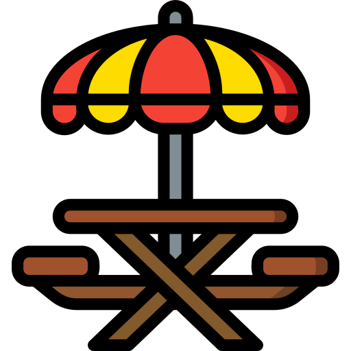 Picnic table icon