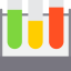 Test tubes icon 64x64