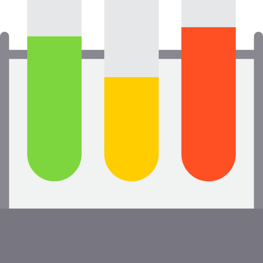 Test tubes icon