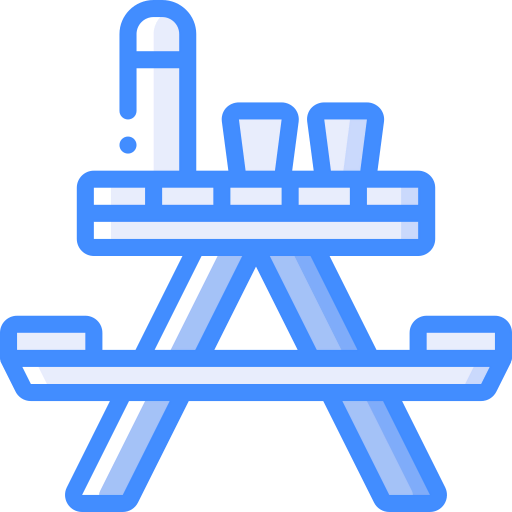 Picnic table icon