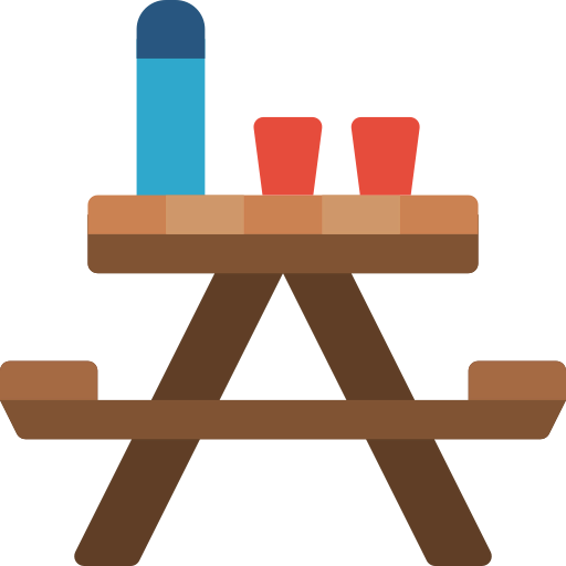 Picnic table icon