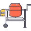 Concrete mixer icon 64x64