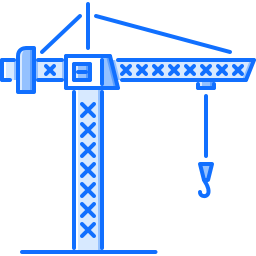 Crane machine icon