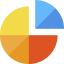 Pie chart icon 64x64