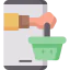 Online supermarket icon 64x64