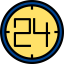 24 hours icon 64x64
