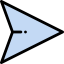 Paper plane icon 64x64