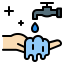 Washing hands icon 64x64