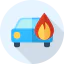 Burning car アイコン 64x64