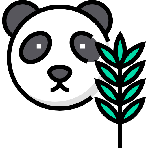 Panda bear icon