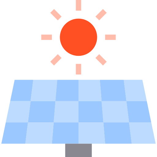 Solar panel icon