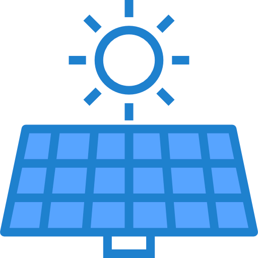 Solar panel icon
