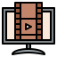 Watching tv Ikona 64x64