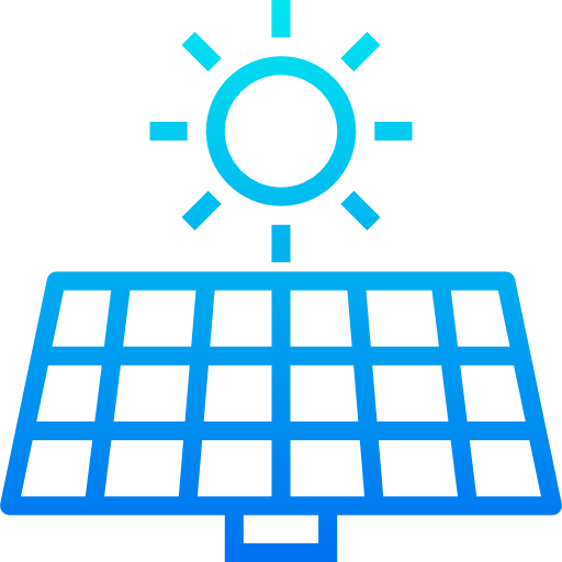 Solar panel icon