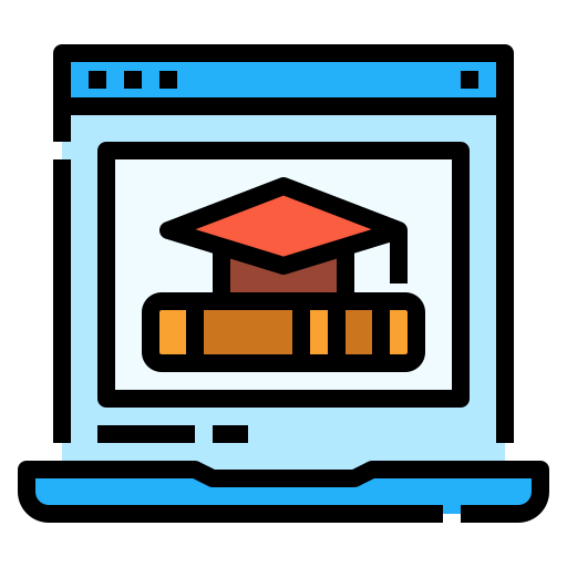 Online learning icon