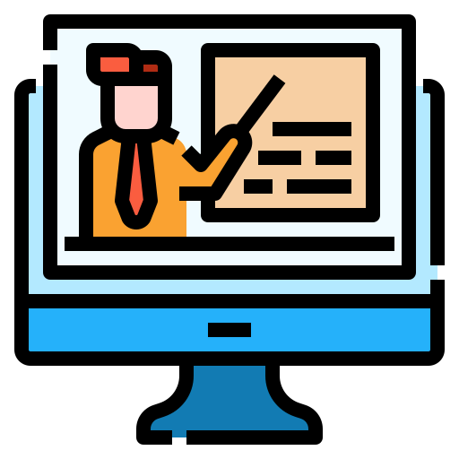Online learning icon