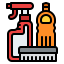 Cleaning products icon 64x64