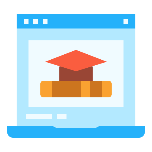 Online learning icon