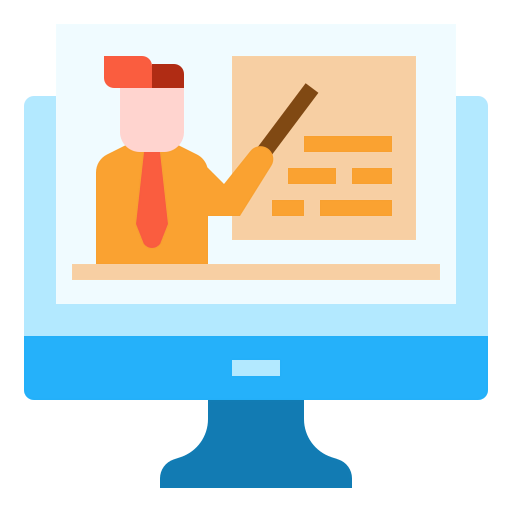 Online learning icon