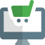 Online shopping icon 64x64