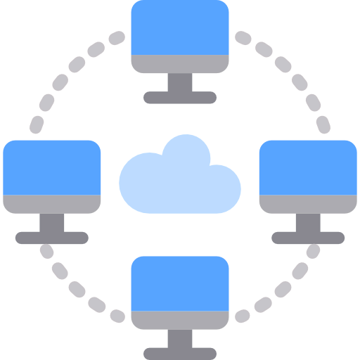 Cloud network icon