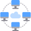 Cloud network icon 64x64