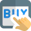 Online shopping icon 64x64