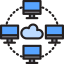 Cloud network icon 64x64