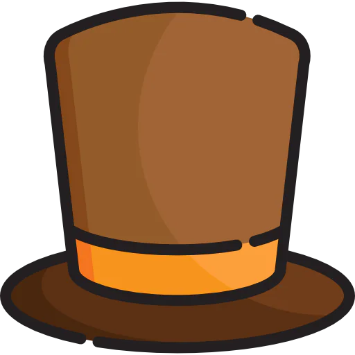 Top hat icon